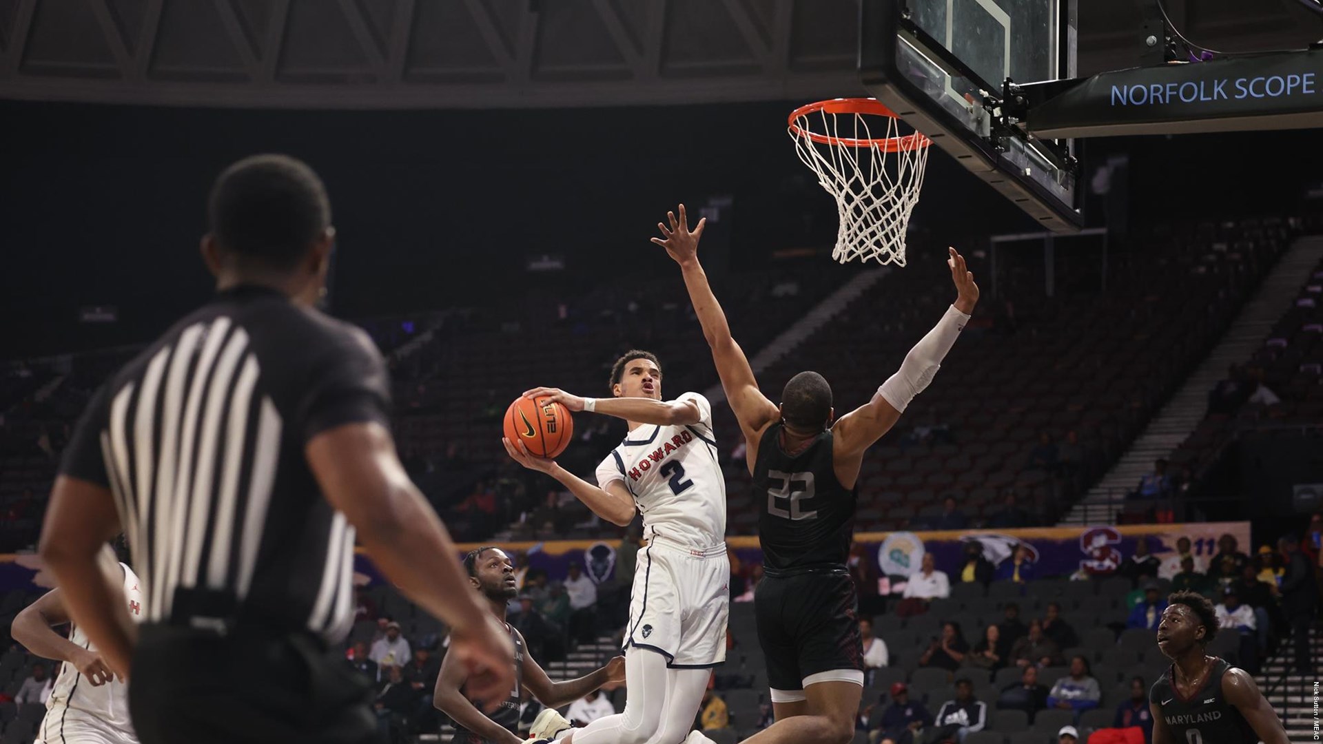 Howard Uses Big Second Half to Roll Past UMES, Into MEAC Title Game