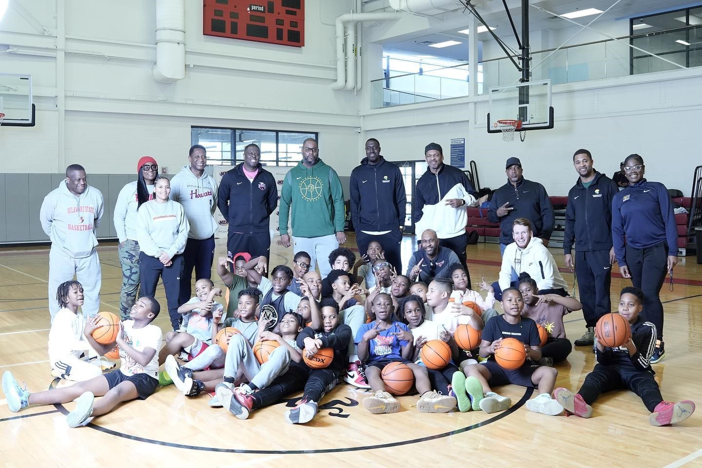 MEAC Hosts 2023 Basketball Youth Clinic at Kroc Center