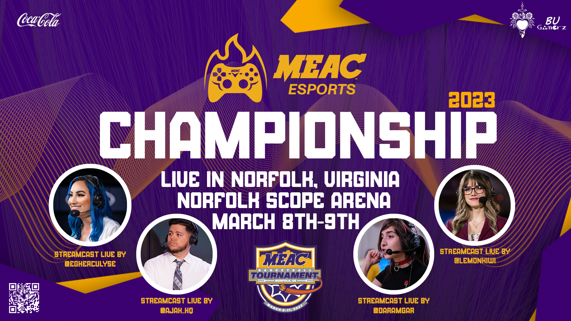 Even More Shoutcasters in Line for MEAC Esports Championship