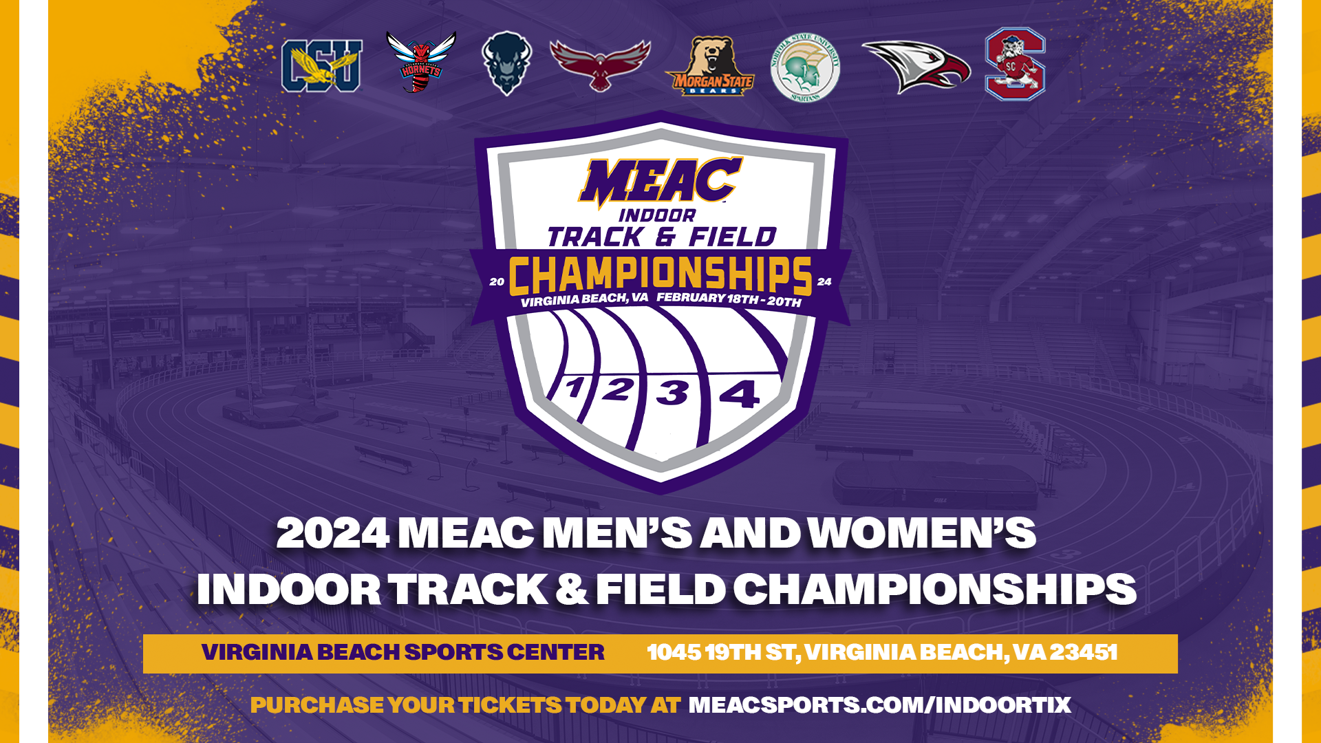 MEAC Set to Host 2024 Indoor Track & Field Championships
