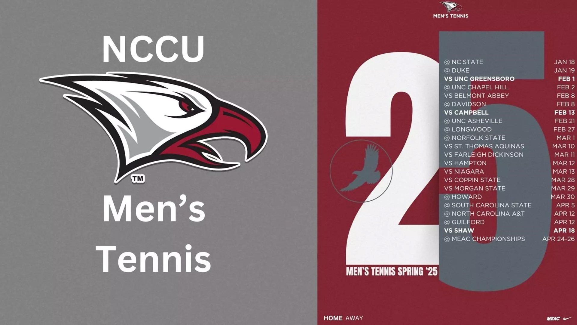 Men’s Tennis Releases Spring Schedule
