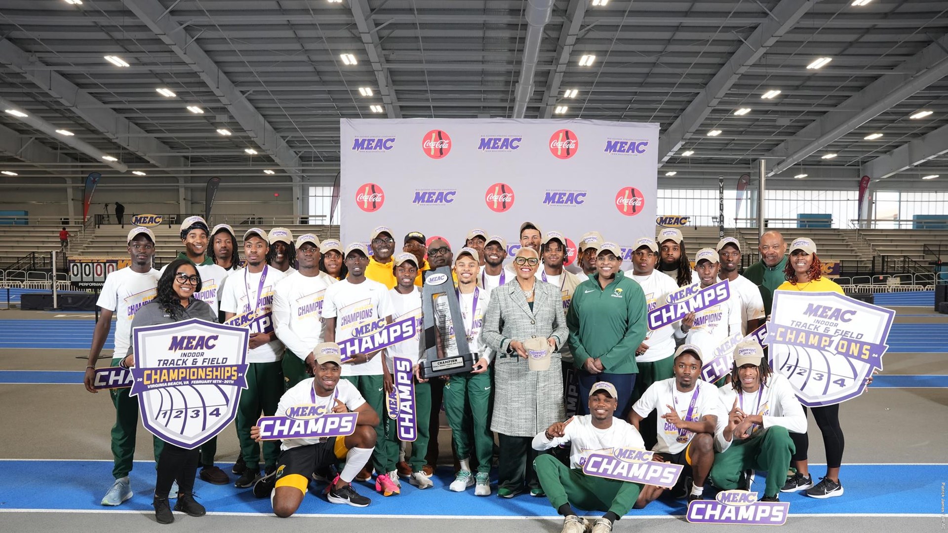 Norfolk State's Men Claim Third Consecutive Indoor Track & Field Title at the 2024 MEAC Championships