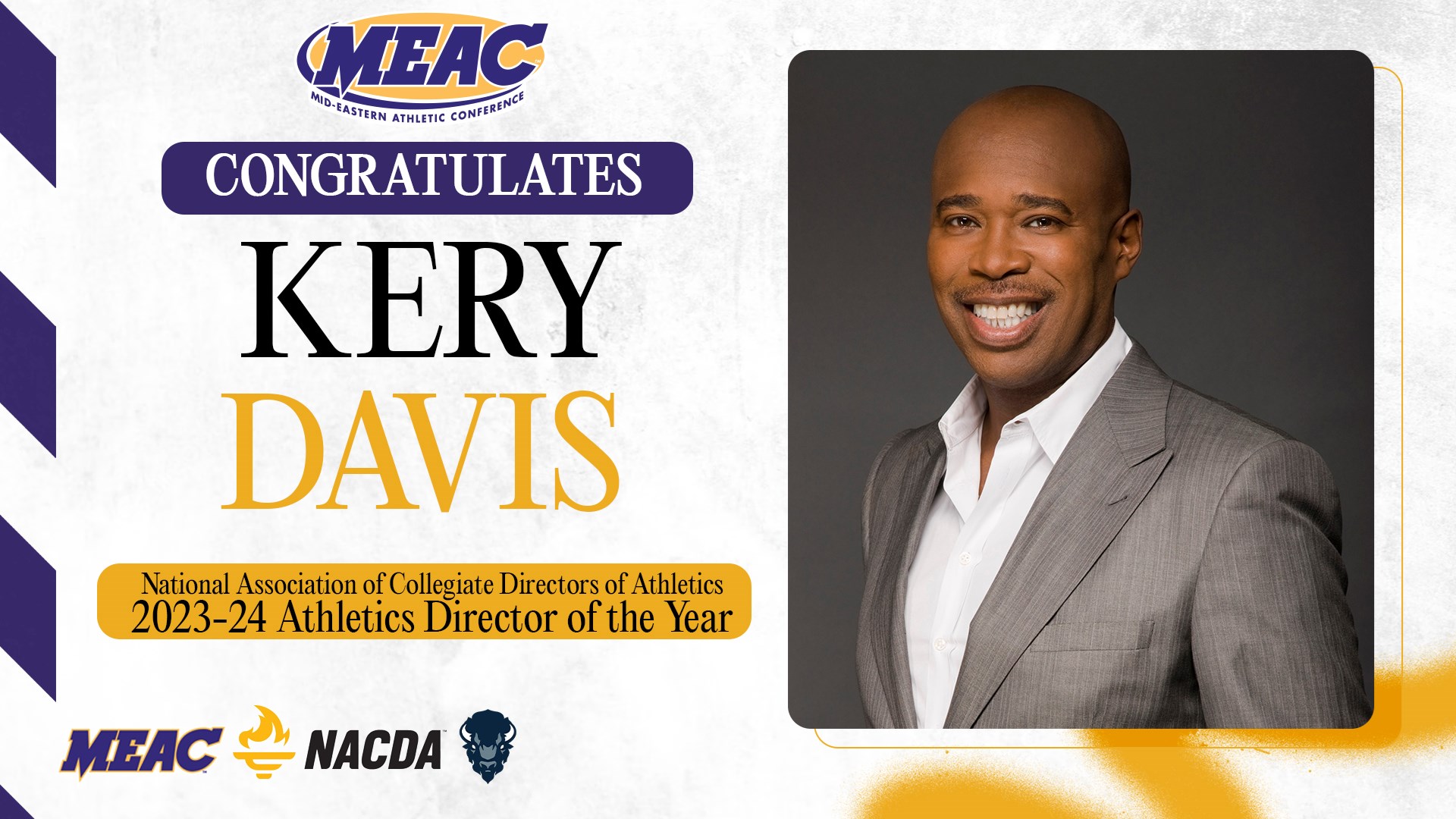 Kery Davis of Howard University named NACDA Division I FCS Athletic Director of the Year