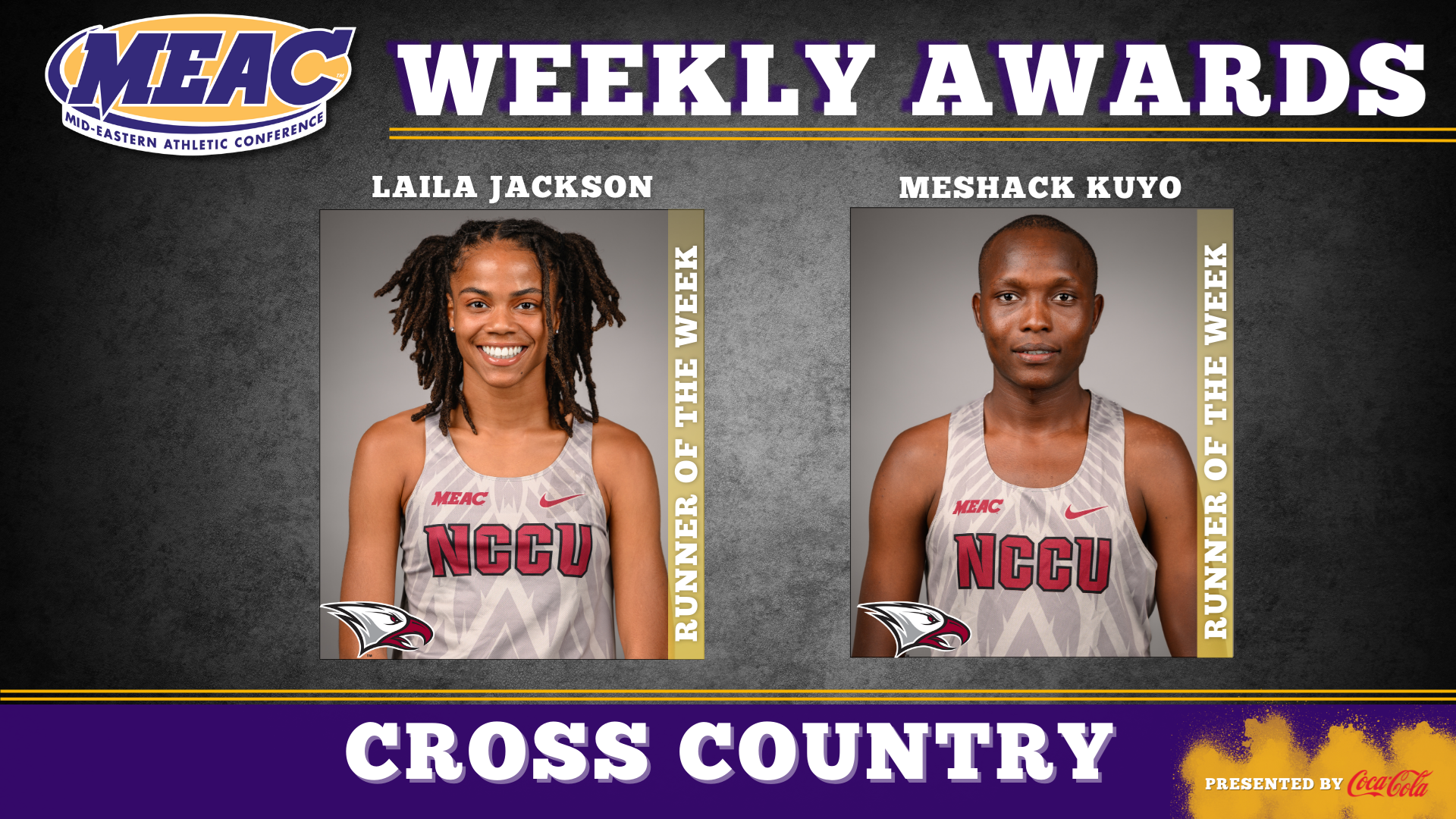 MEAC Announces Weekly Cross-Country Honors, presented by Coca-Cola