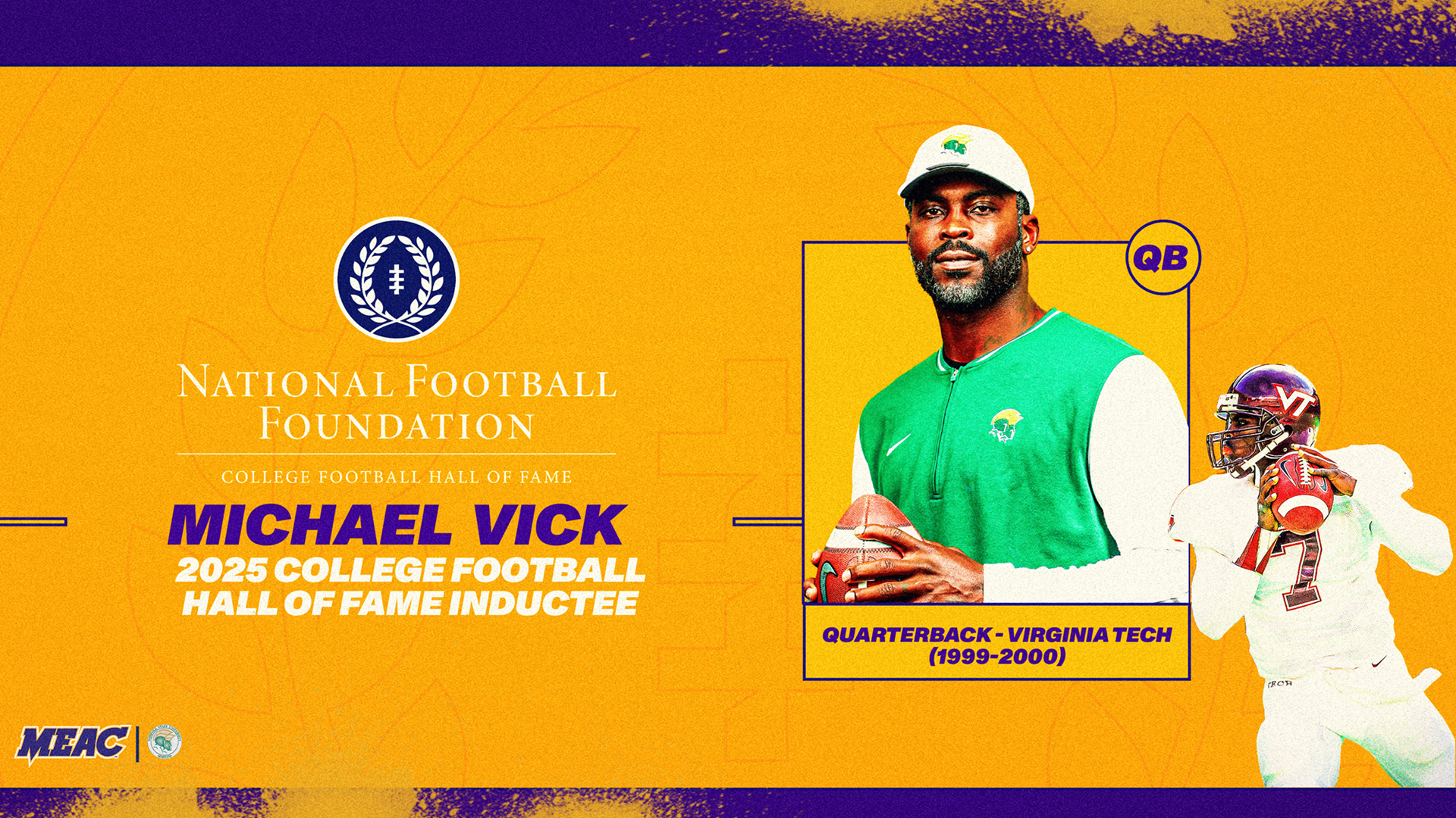 Michael Vick named to the National Football Foundation 2025 Hall of Fame Class