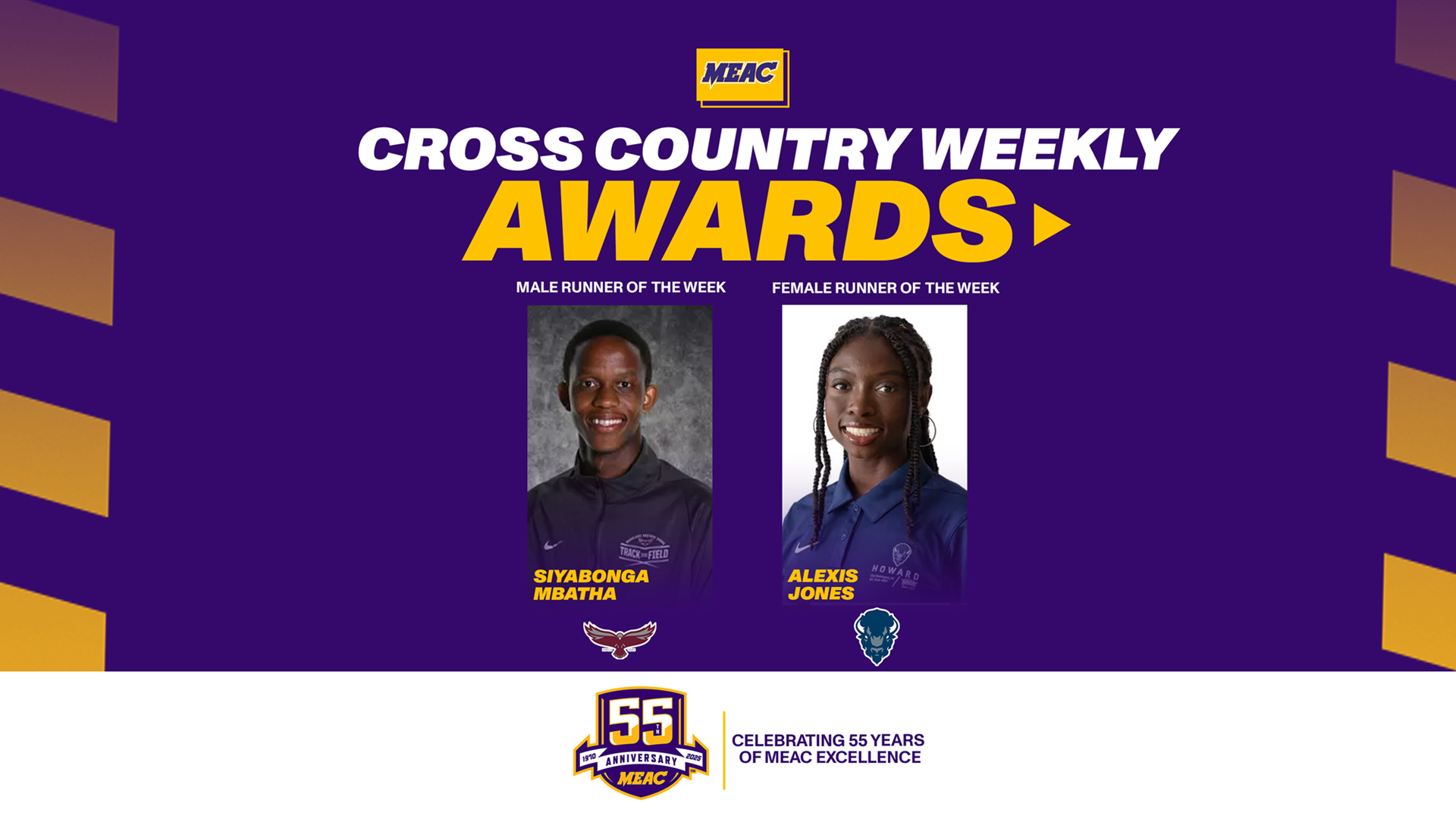 MEAC Announces Cross Country Weekly Awards