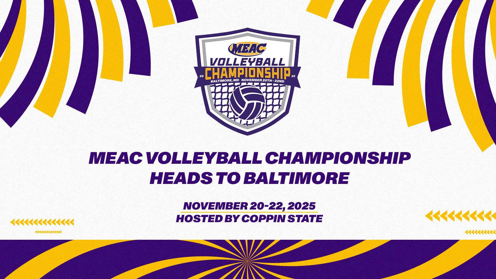 MEAC Volleyball Championship Heads to Baltimore Nov. 20-22