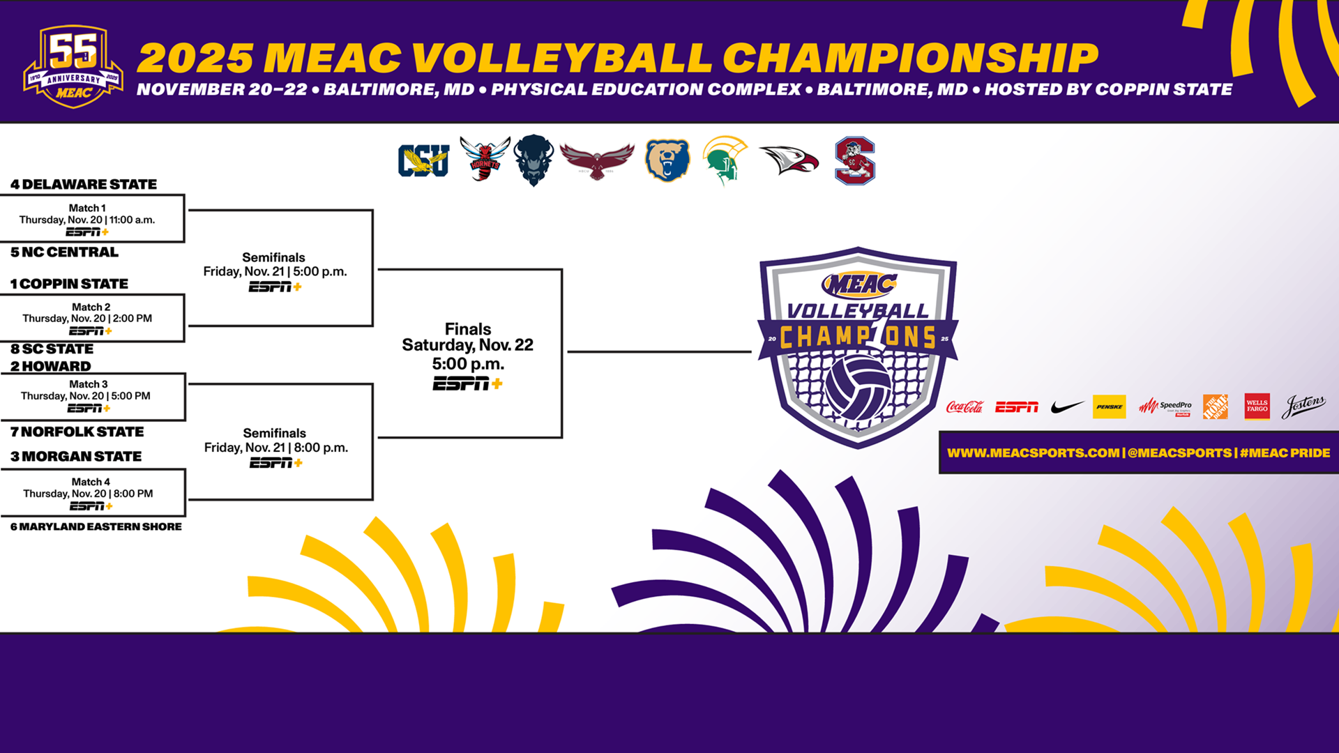 2025 MEAC Volleyball Championship on ESPN+