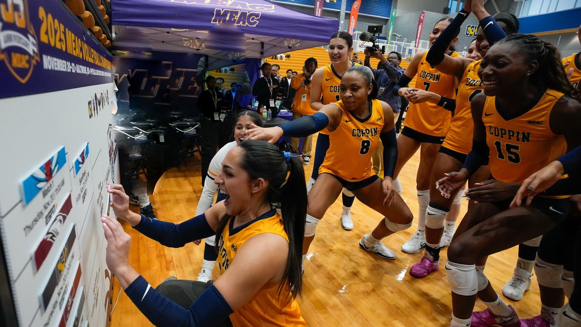 Coppin State Cruises to Straight-Set Victory Over South Carolina State