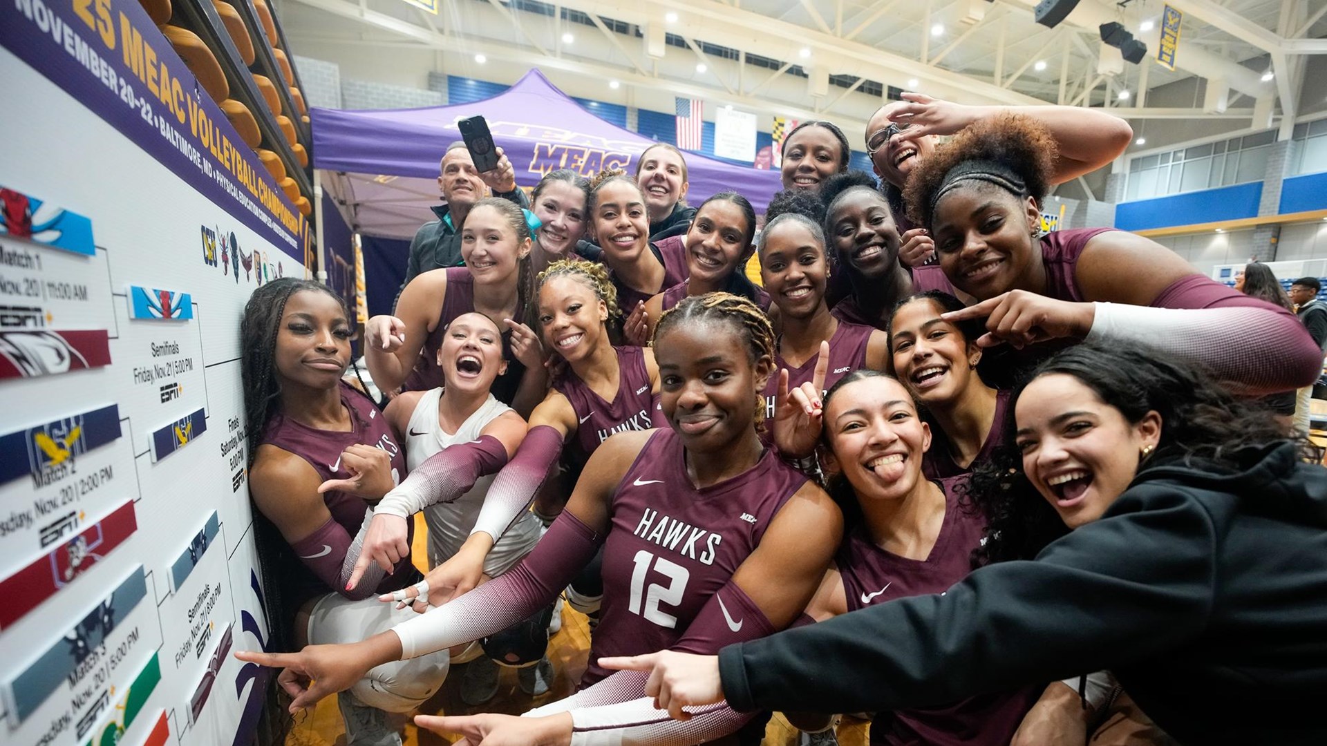 UMES Secures Semifinal Spot with Sweep of Morgan State