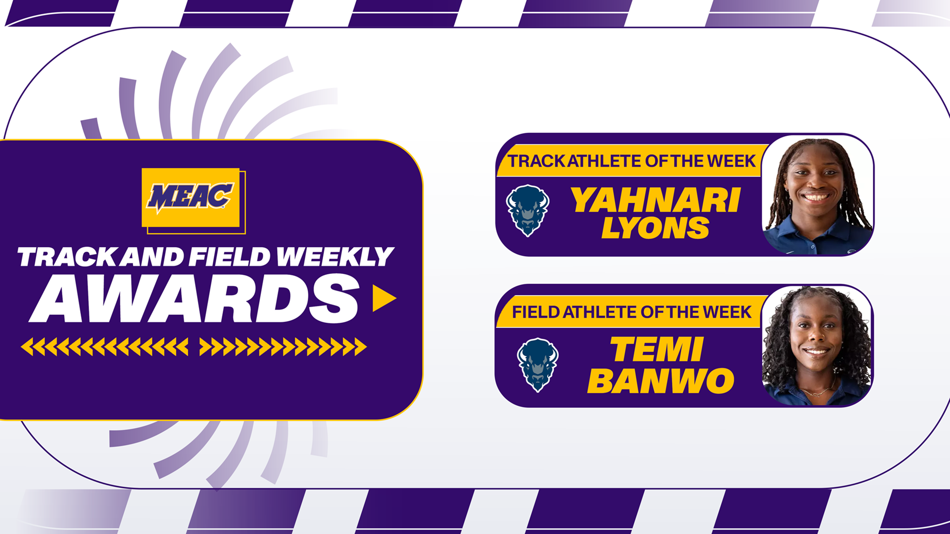 MEAC Announces Weekly Women’s Track & Field Honors