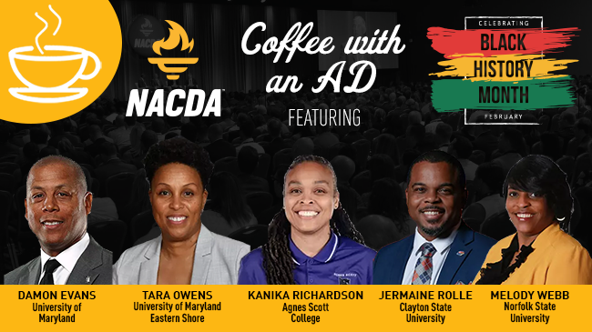 UMES AD Owens and NSU AD Dr. Webb to Participate in NACDA's Coffee with an AD Series