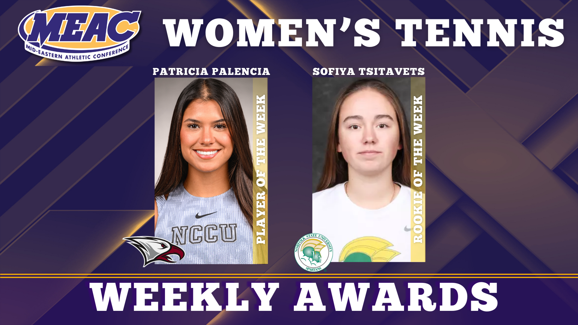 MEAC Announces Weekly Women's Tennis Honors