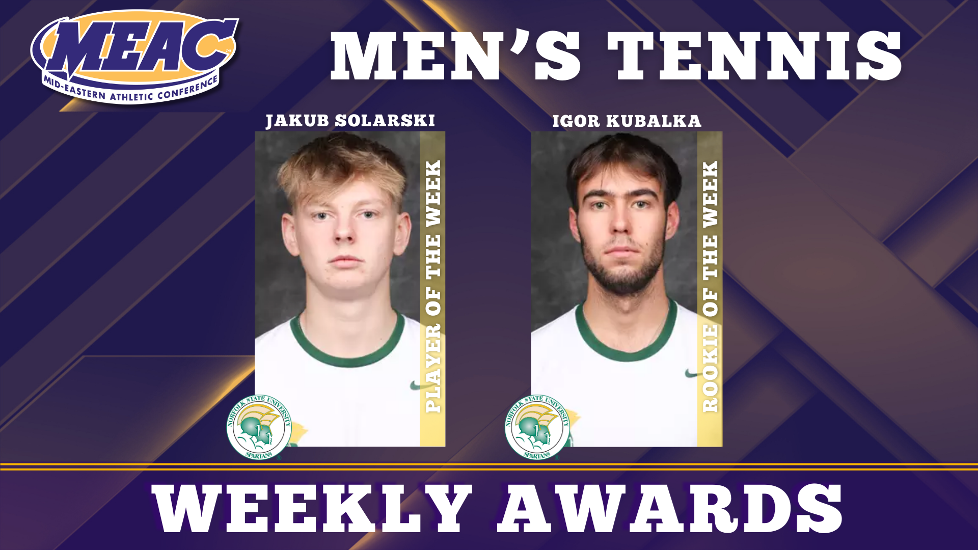 MEAC Announces Weekly Men's Tennis Honors
