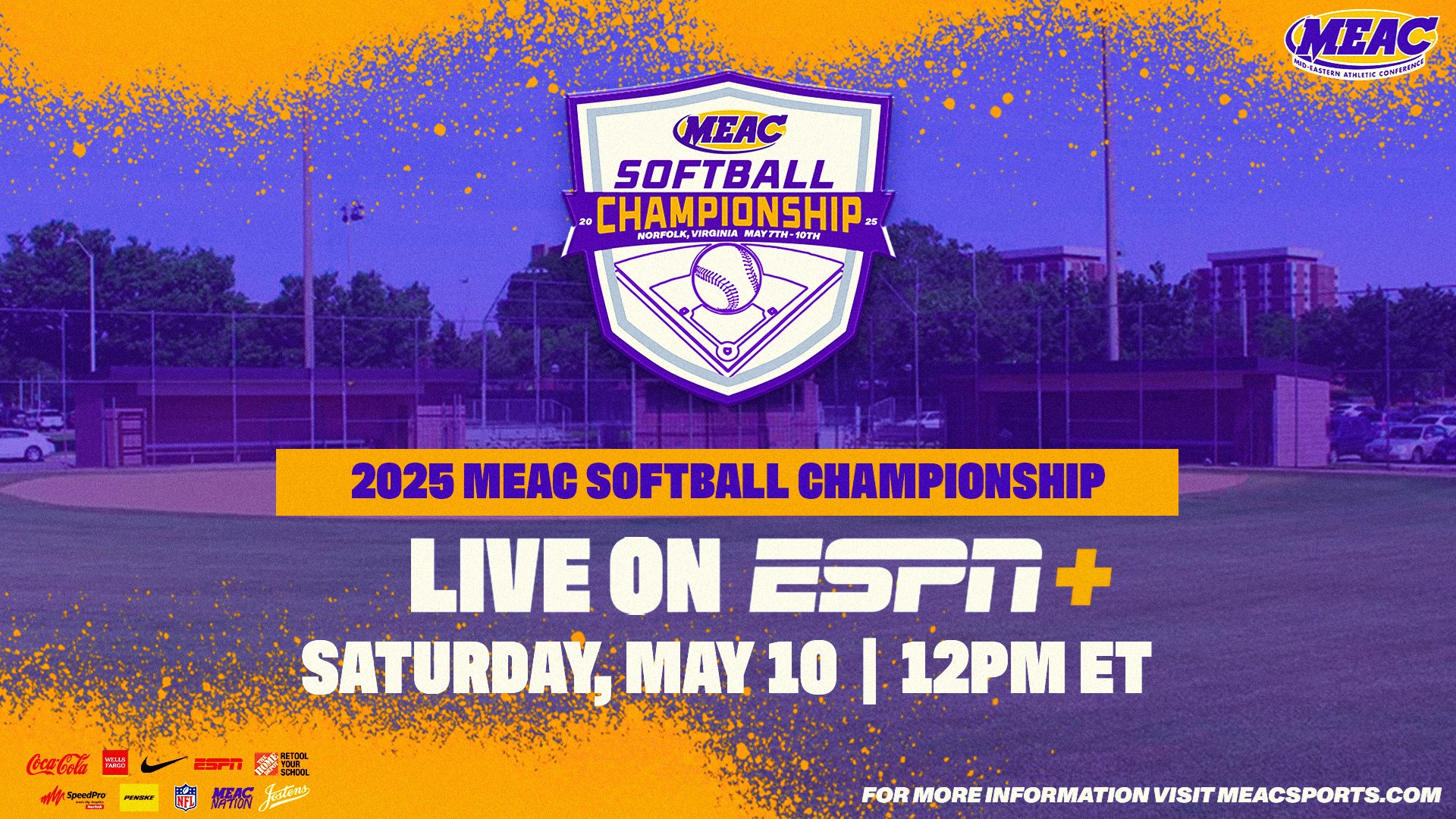 2025 MEAC Softball Championship Set for May 7–10 in Norfolk; Title Game to Air Live on ESPN+