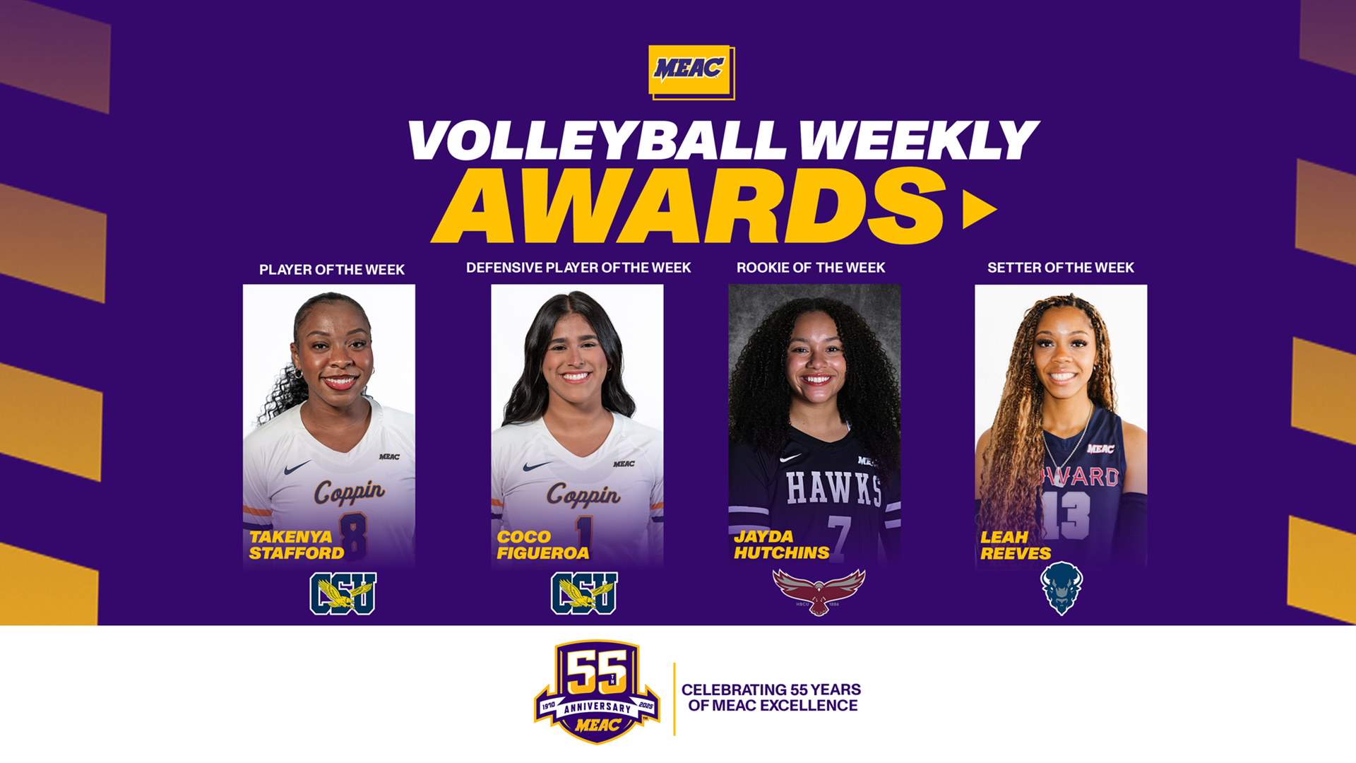 MEAC Announces Weekly Volleyball Honors