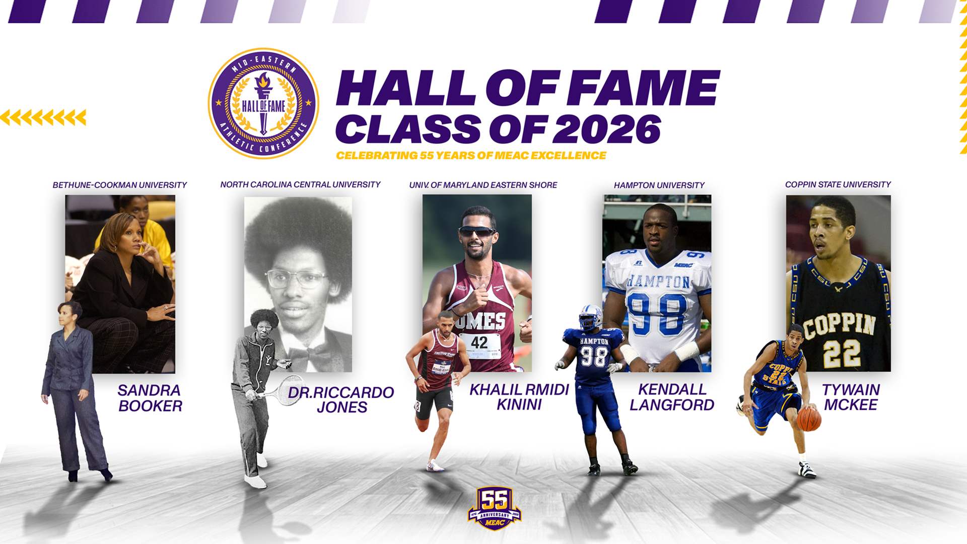 The Mid-Eastern Athletic Conference (MEAC) Announces the 2026 Hall of Fame Induction Class; Tickets on Sale Now
