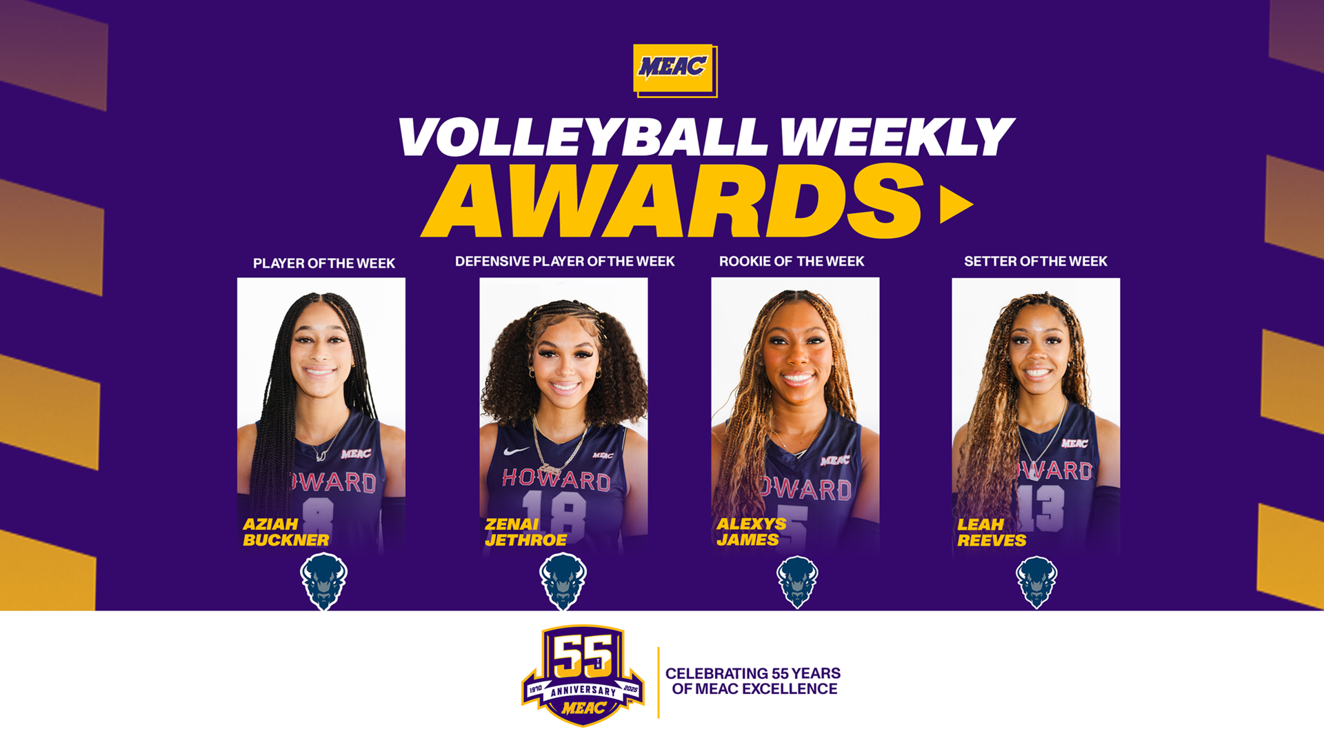 MEAC Announces Weekly Volleyball Honors