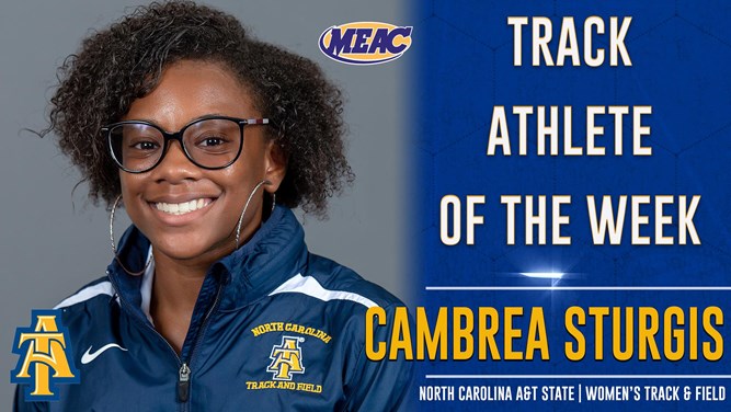 Sturgis Named National Division I Women's Track Athlete of the Week - North  Carolina A&T